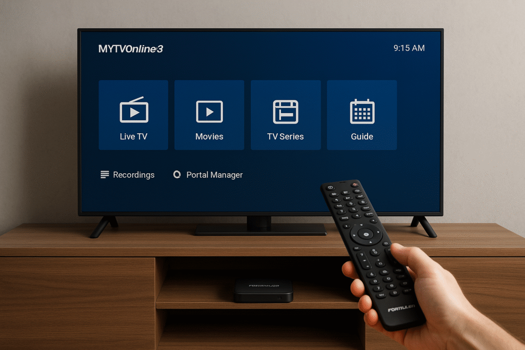 formuler z11 pro max télévision télécommande my tv online application