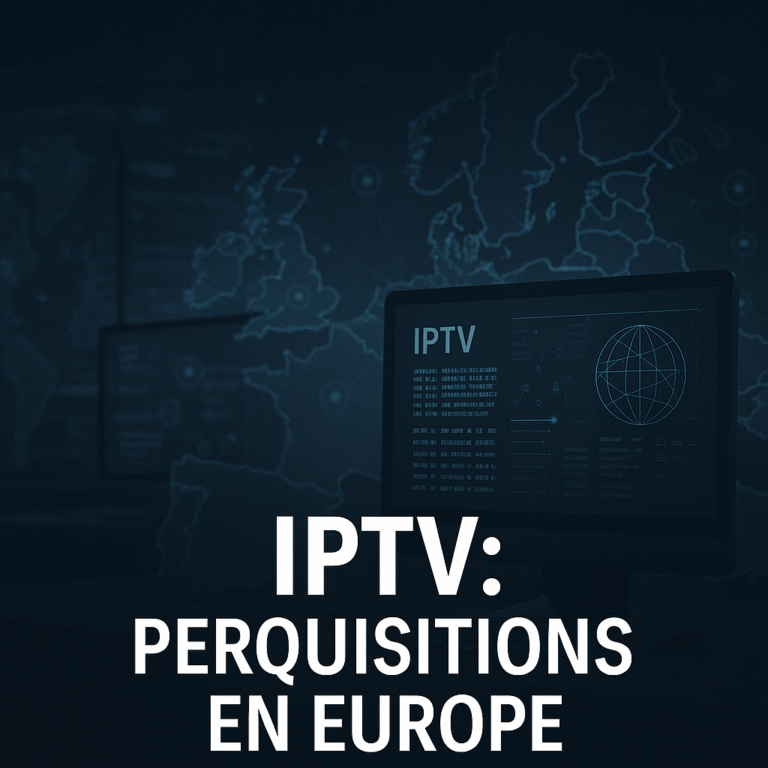 IPTV : vaste opération de perquisitions en Europe — même les utilisateurs dans la ligne de mire